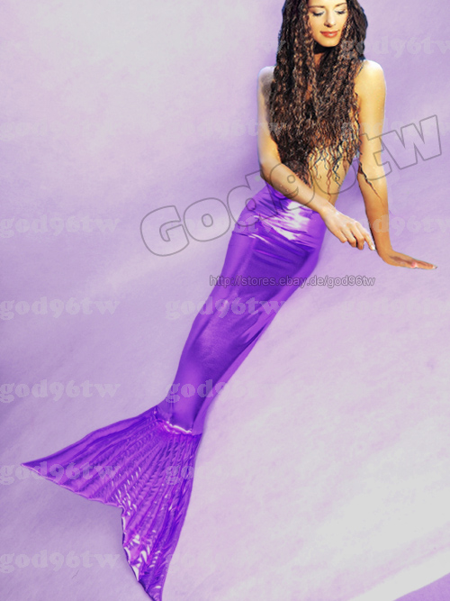 Mermaid Tail Fin Monofin Swimmable Costume Caribbean Ebay 9538