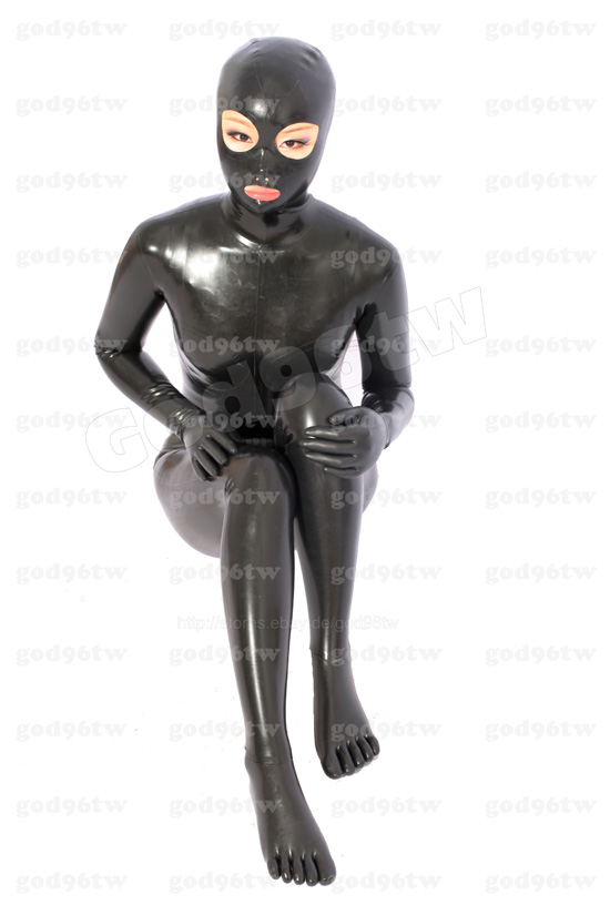 Latex Rubber Gummi Catsuit Ganzanzug Mm Bodysuit Overall Zentai Kost M Ebay