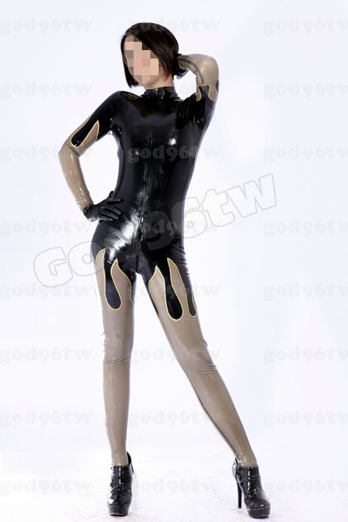 Latex Catsuit Gummi Anzug Ganzanzug Overall Zentai Ebay