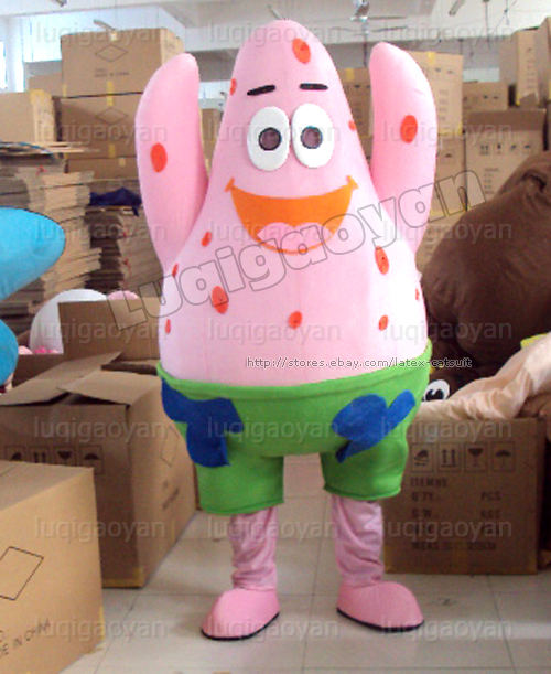 Patrick Star Mascot Fancy Dress Cartoon Adult Size Suit Ebay 6455