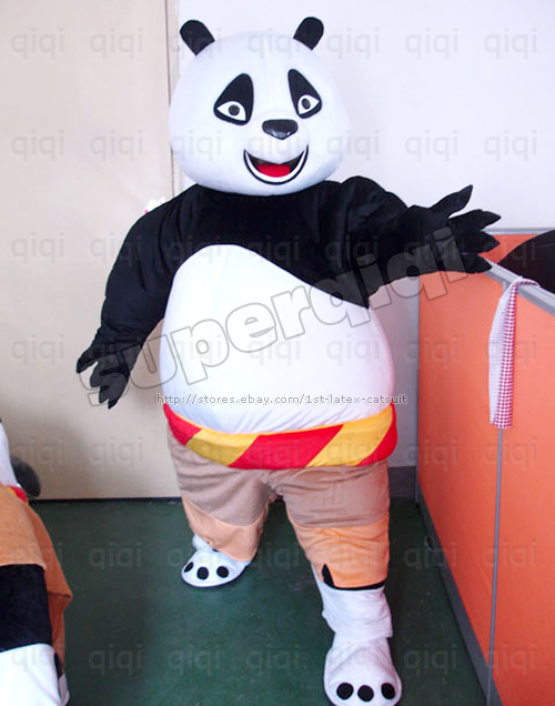 Kung Fu Panda Bear Mascot Costume Adult Size Cartoon 3763