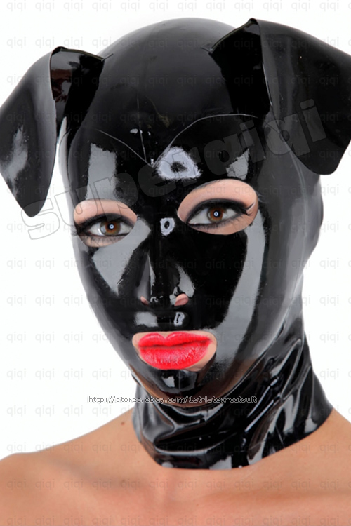 Latexrubber045mm Maskhoodcostume