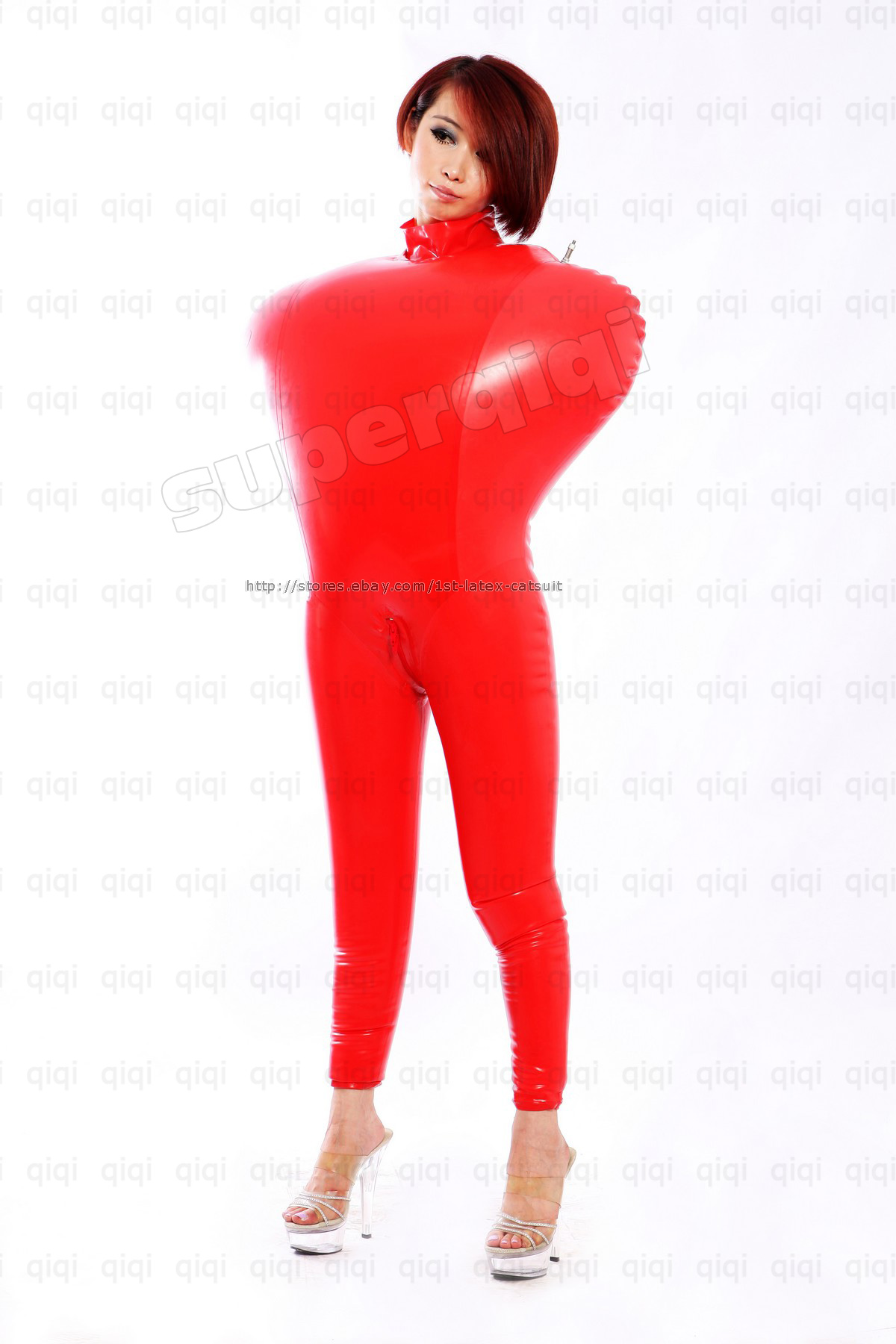 Latex Rubber Gummi 45mm Inflatable Binder Catsuit Suit Unique Clothing Bodysuit Ebay