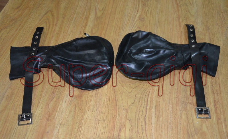 Latex Rubber 0 8mm Inflatable Mittens Boxing Gloves Thi For Sale