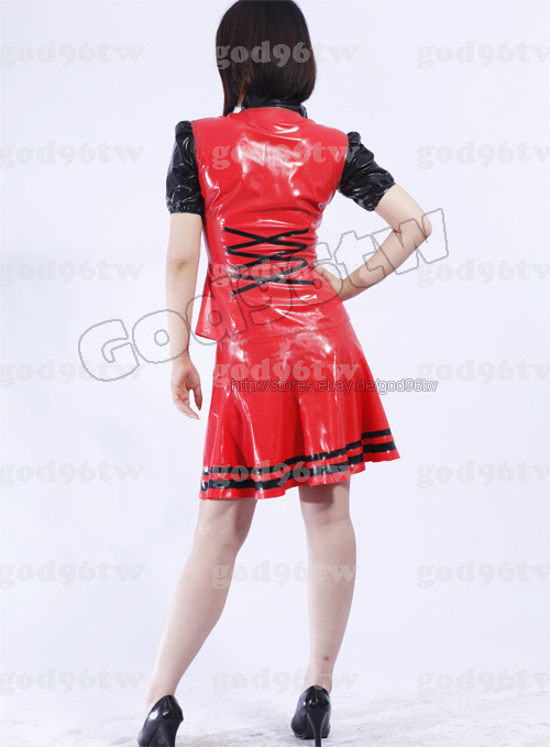 100% Latex Gummi shirt/Hemd/skirt/Rock/Catsuit/Anzug