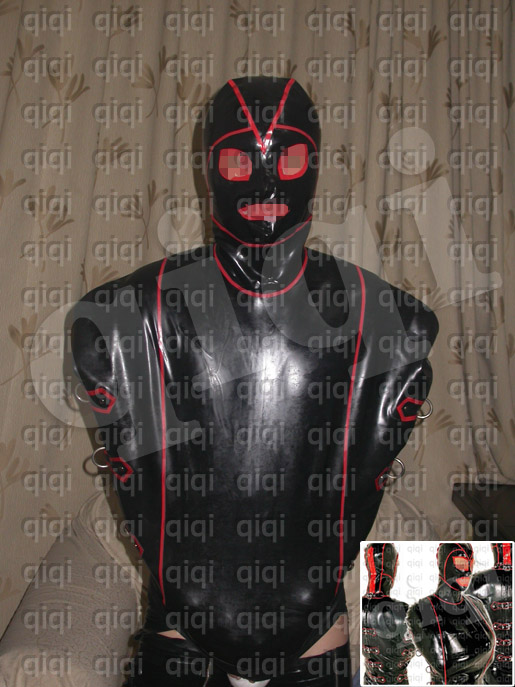 latex/rubber/gummi/Mantel/Binder/Ganzanzug/Maske/0.8mm  