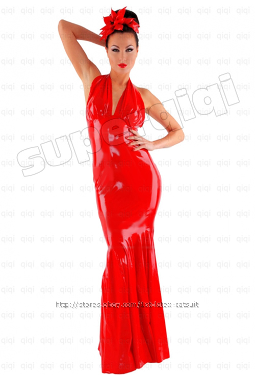 Latex/Rubber 0.45mm Gypsy Long Dress Skirt Catsuit Suit Sexy Zentai | eBay