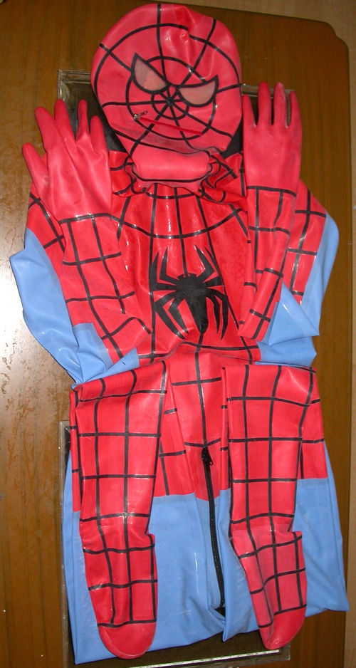 100% Gummi/Anzug/Latex/Rubber/Zentai/Catsuit  Spider   